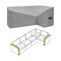 Custom L Shape Couch Covers - Style 5 - custom fit protective cover