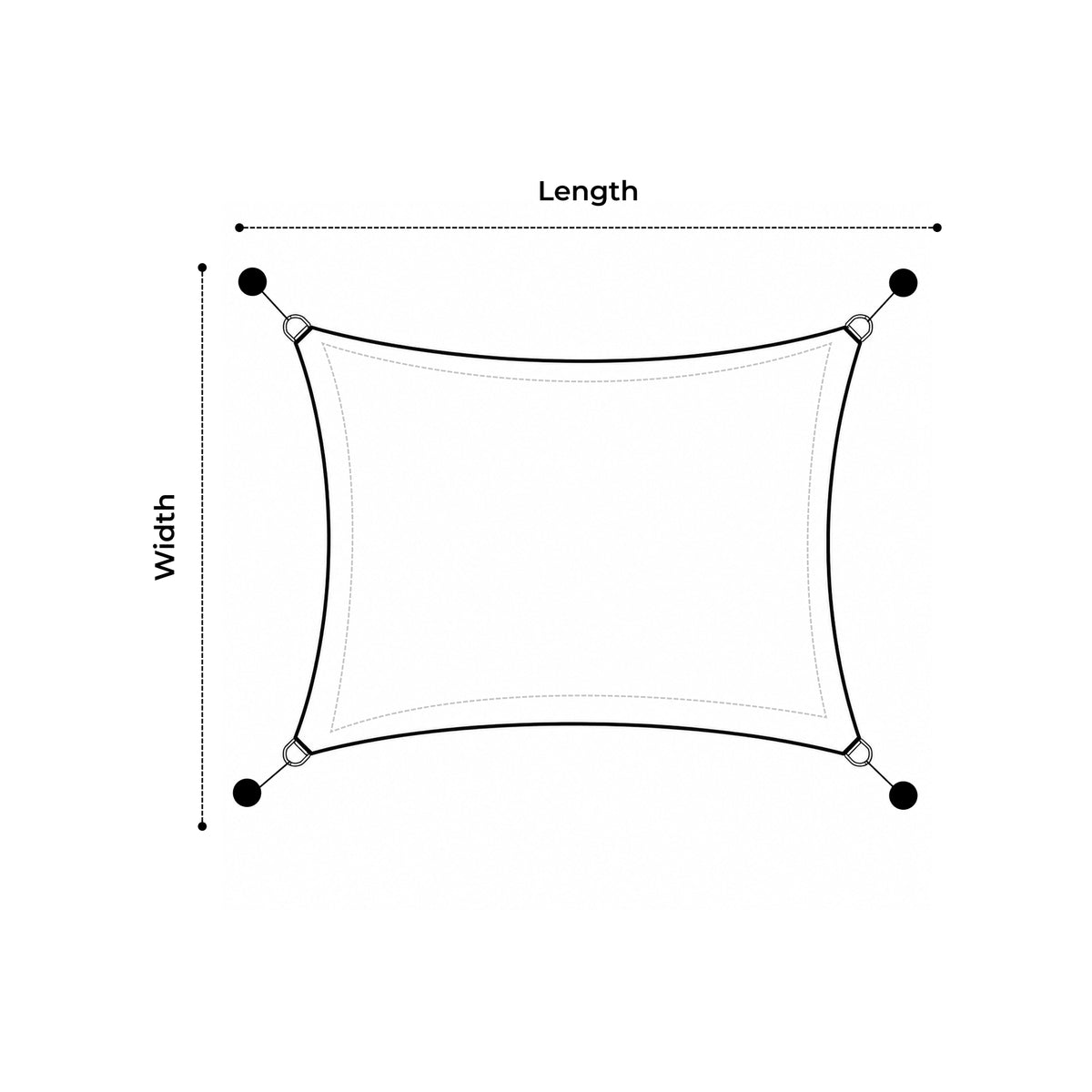 Custom Sun Shade Sail - Rectangle