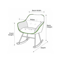 Custom Rocking Chair Cover - Style 6