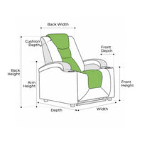 Custom Recliner Chair Cover - Style 5
