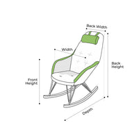 Custom Rocking Chair Cover - Style 8