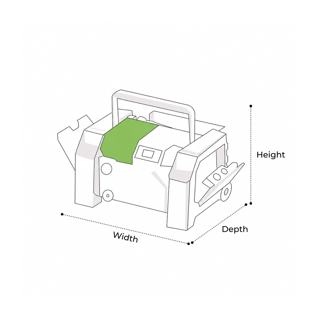 Custom Portable Electric Pressure Washer Covers