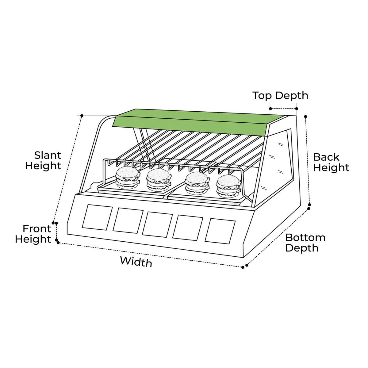 Custom Hot Display Case Covers