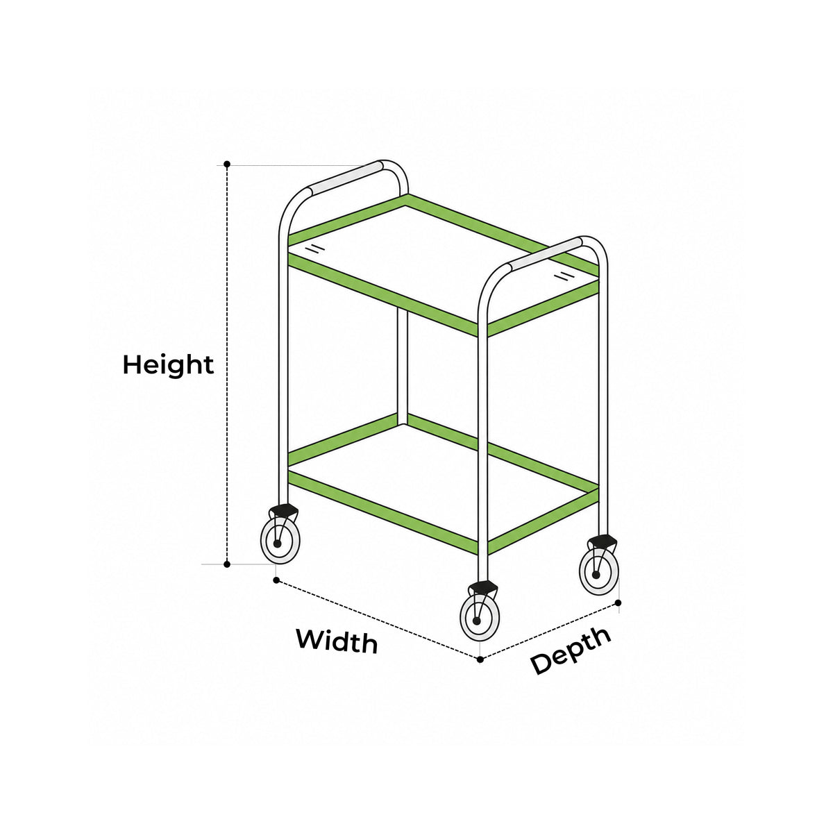 Custom Two-Tier Utility Cart Cover
