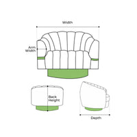 Custom Modular Chair Cover - Style 2