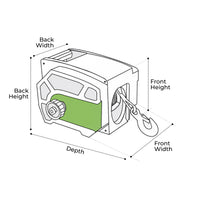 Custom Master Lock Portable Electric Winch Cover