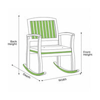 Custom Rocking Chair Cover - Style 3