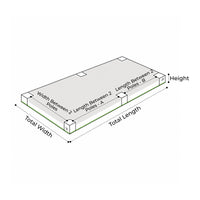 Custom Heavy Duty Sandbox Covers - With 6 Pole Cut-Out