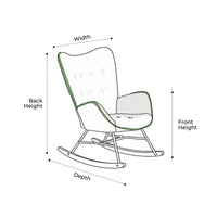 Custom Rocking Chair Cover - Style 7