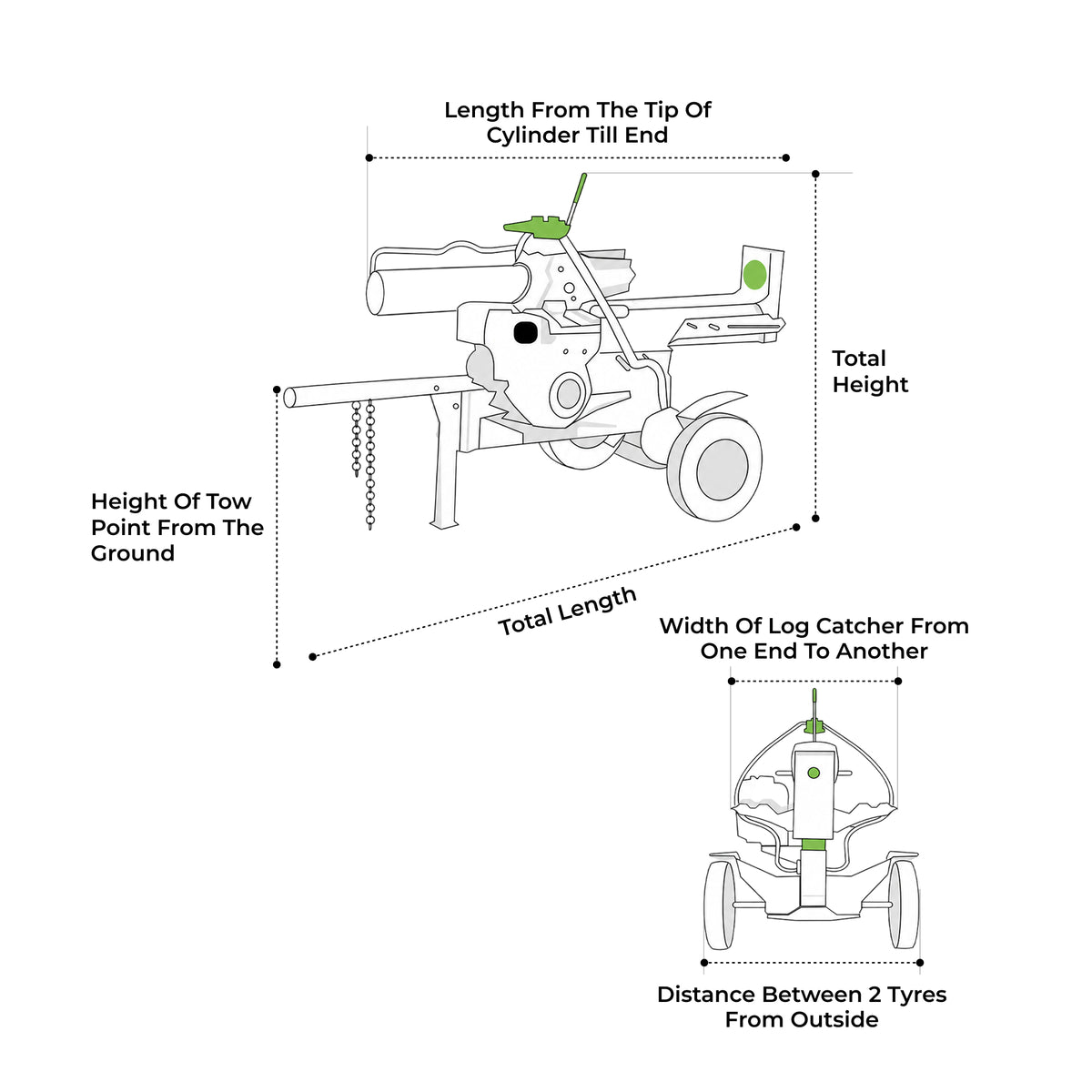 Custom Log Splitter Covers - Horizontal/Vertical Gas Log Splitter