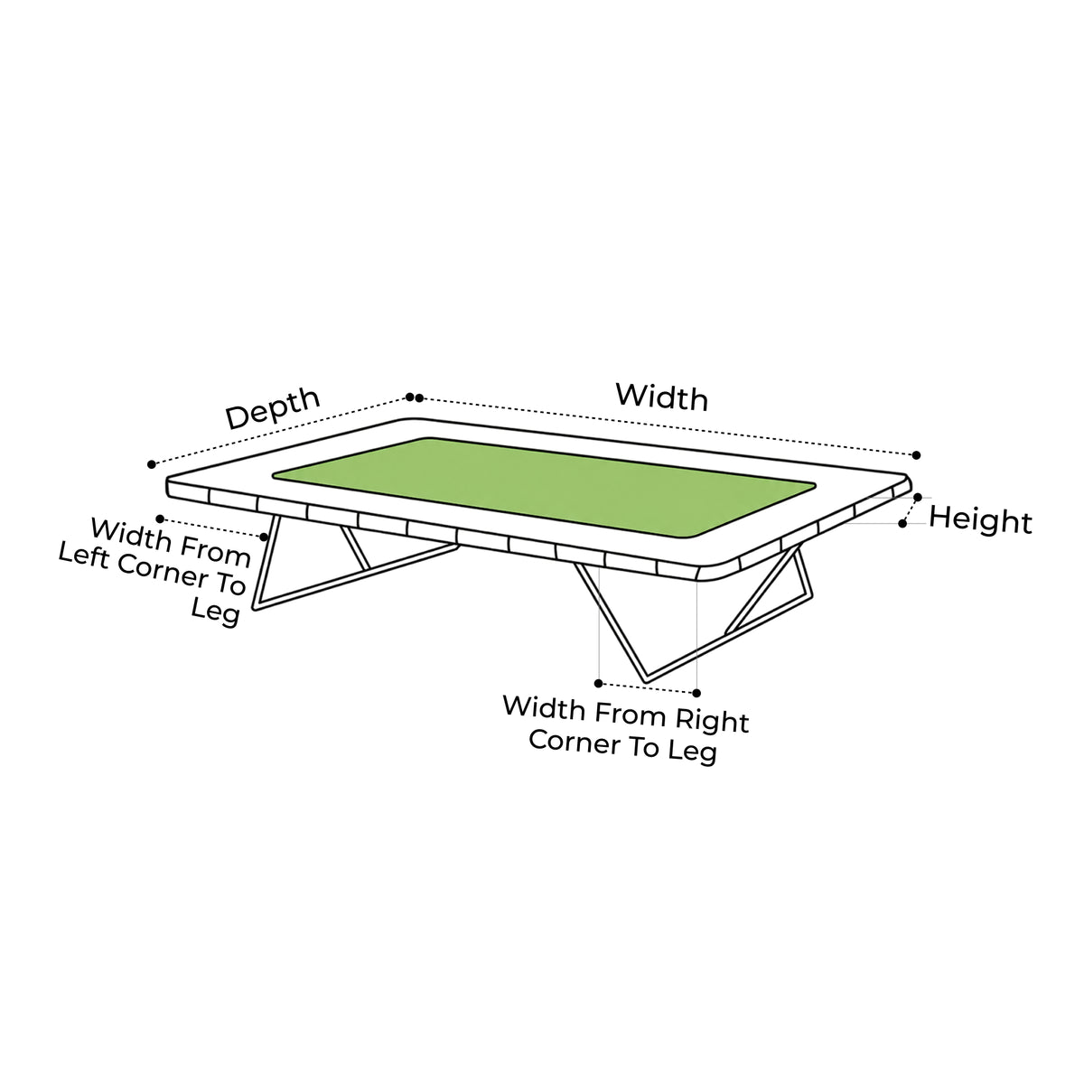 Custom Rectangular / Square Trampoline Cover