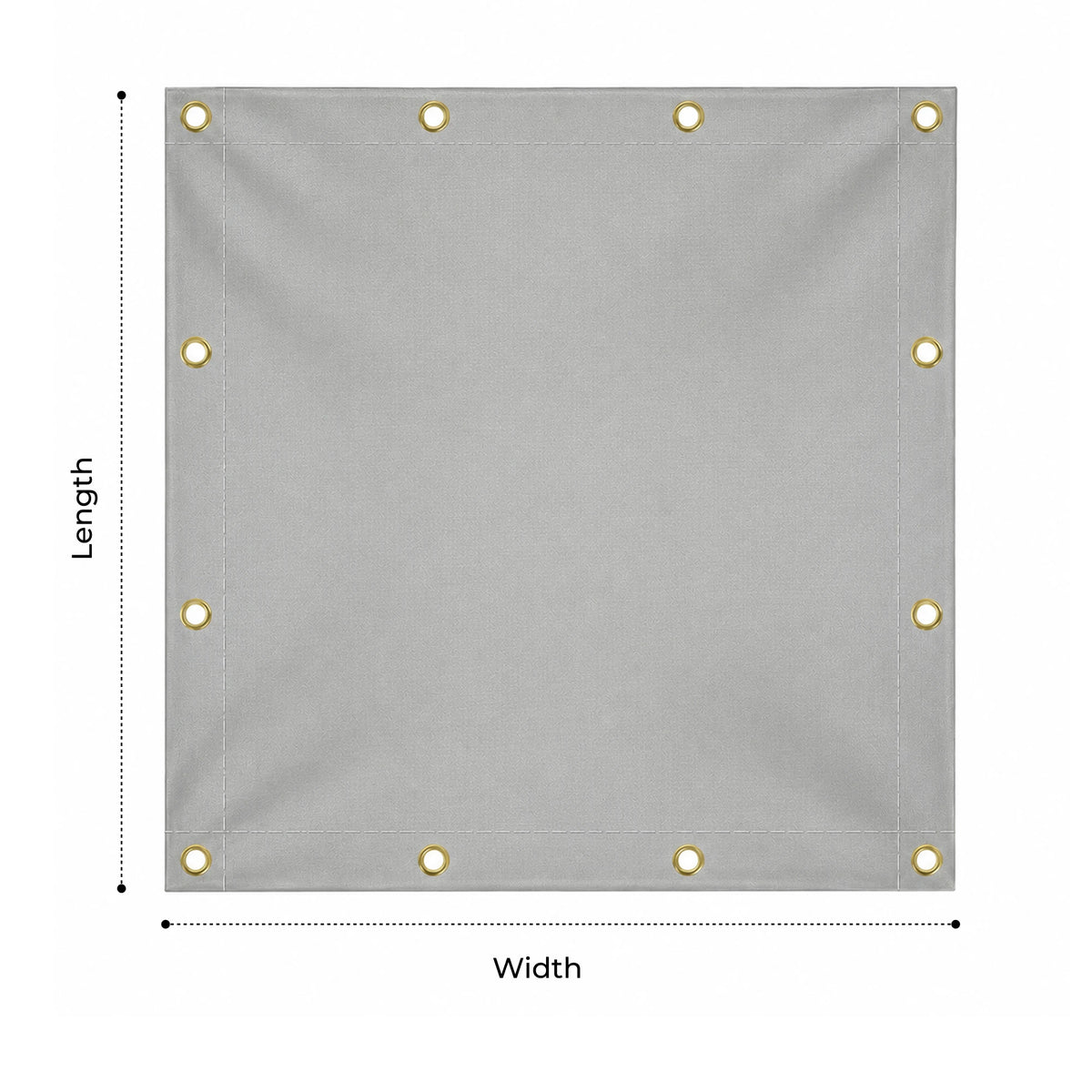 Custom Medium Duty Vinyl Tarps - Rectangle / Square