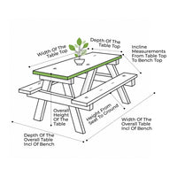 Custom Picnic Table Cover - Style 1