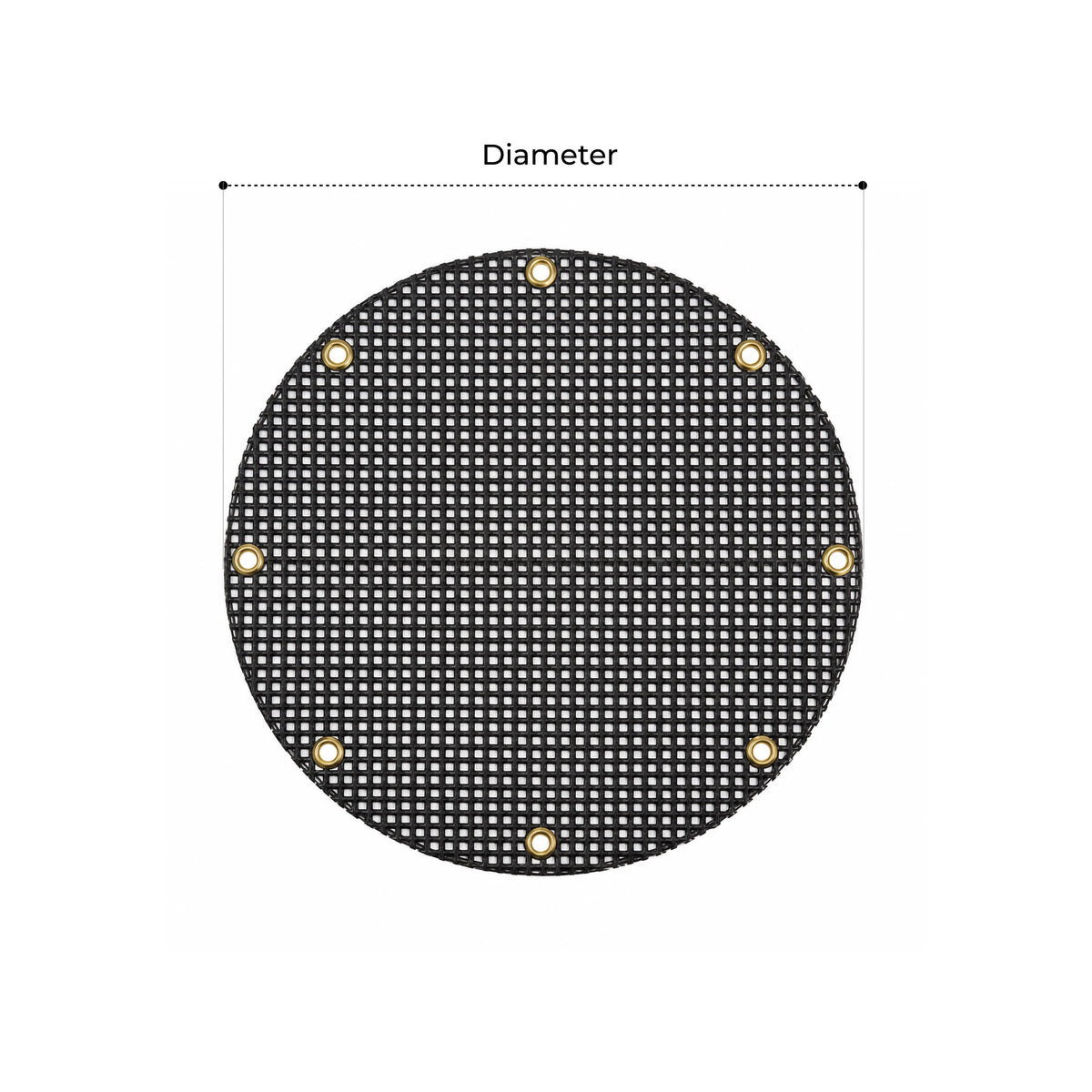 Custom Mesh Tarps - Round