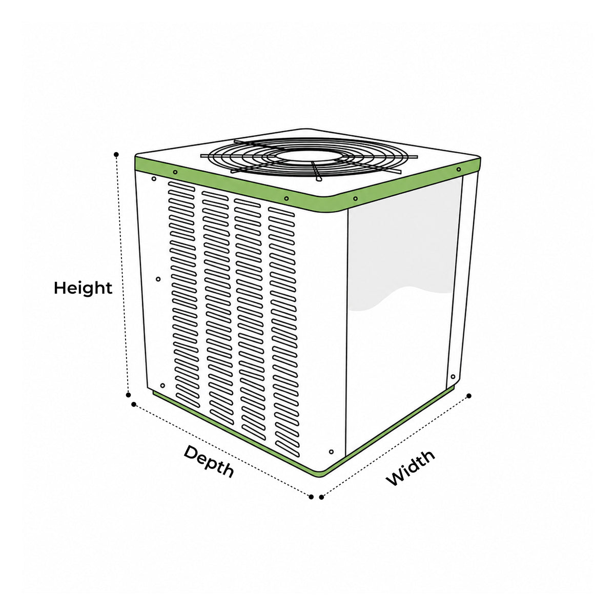 Custom Outdoor Air Conditioner Cover