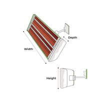 Custom Wall-Mounted Infrared Heater Cover