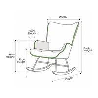 Custom Rocking Chair Cover - Style 10