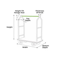Custom High-Rise Bellman's Cart Cover
