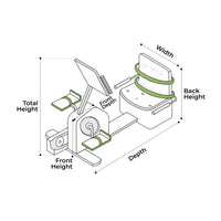 Custom Recumbent Exercise Bike Covers