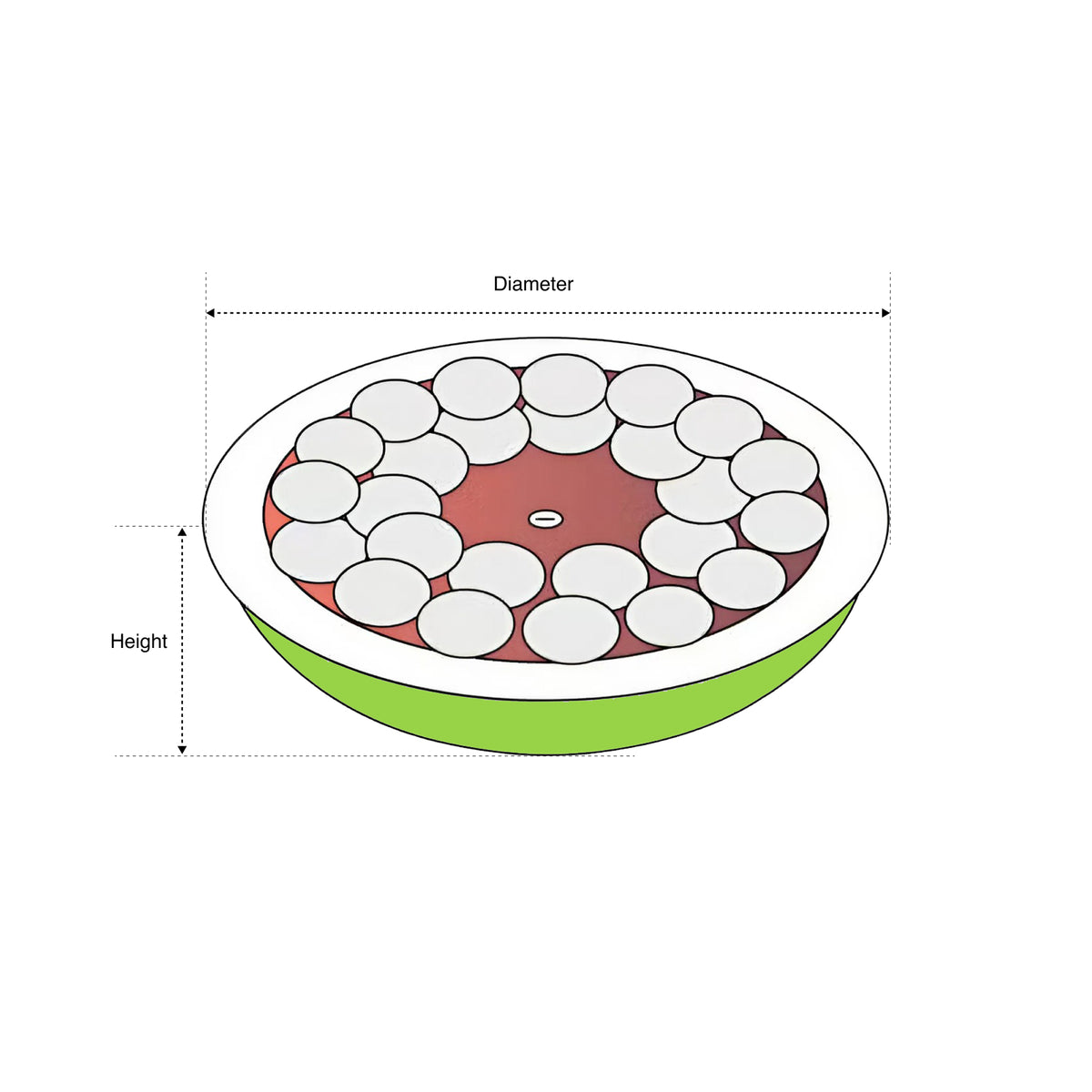 Custom Fire Bowl Cover - Style 2
