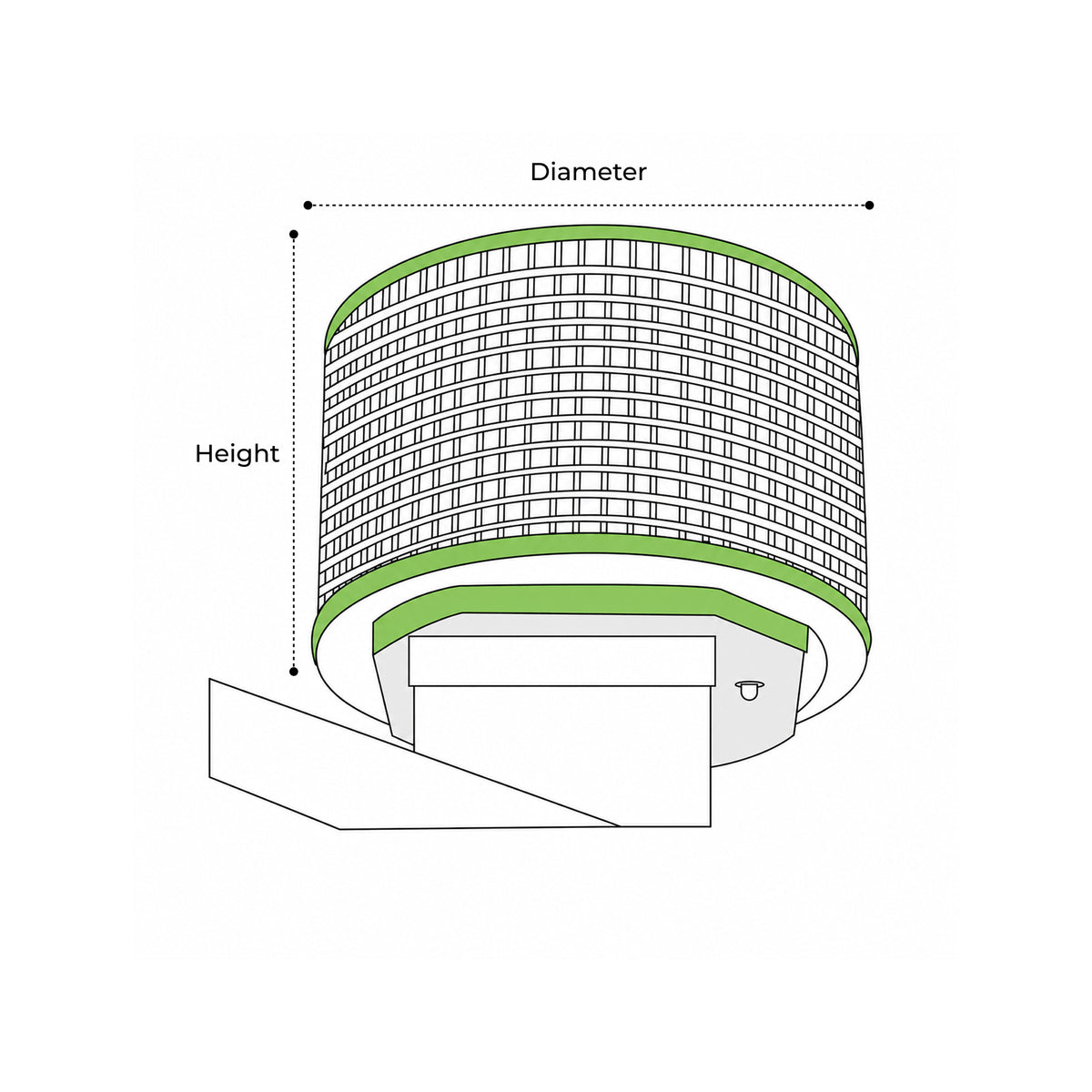 Custom Swamp Cooler Covers - Down Discharge - Round