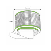 Custom Swamp Cooler Covers - Down Discharge - Round