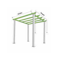 Custom Pergola Shade Cover - Style 2