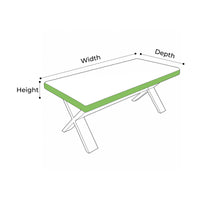 Custom Rectangular Table Top Cover