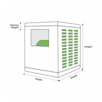 Custom Swamp Cooler Covers - Side Discharge
