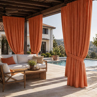 Sunbrella Cast Coral Curtain