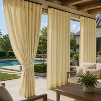 Sunbrella Canvas Birds Eye Curtain