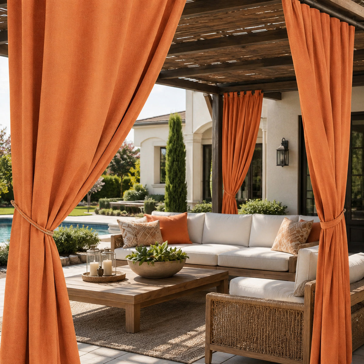 Sunbrella Canvas Tuscan Curtain