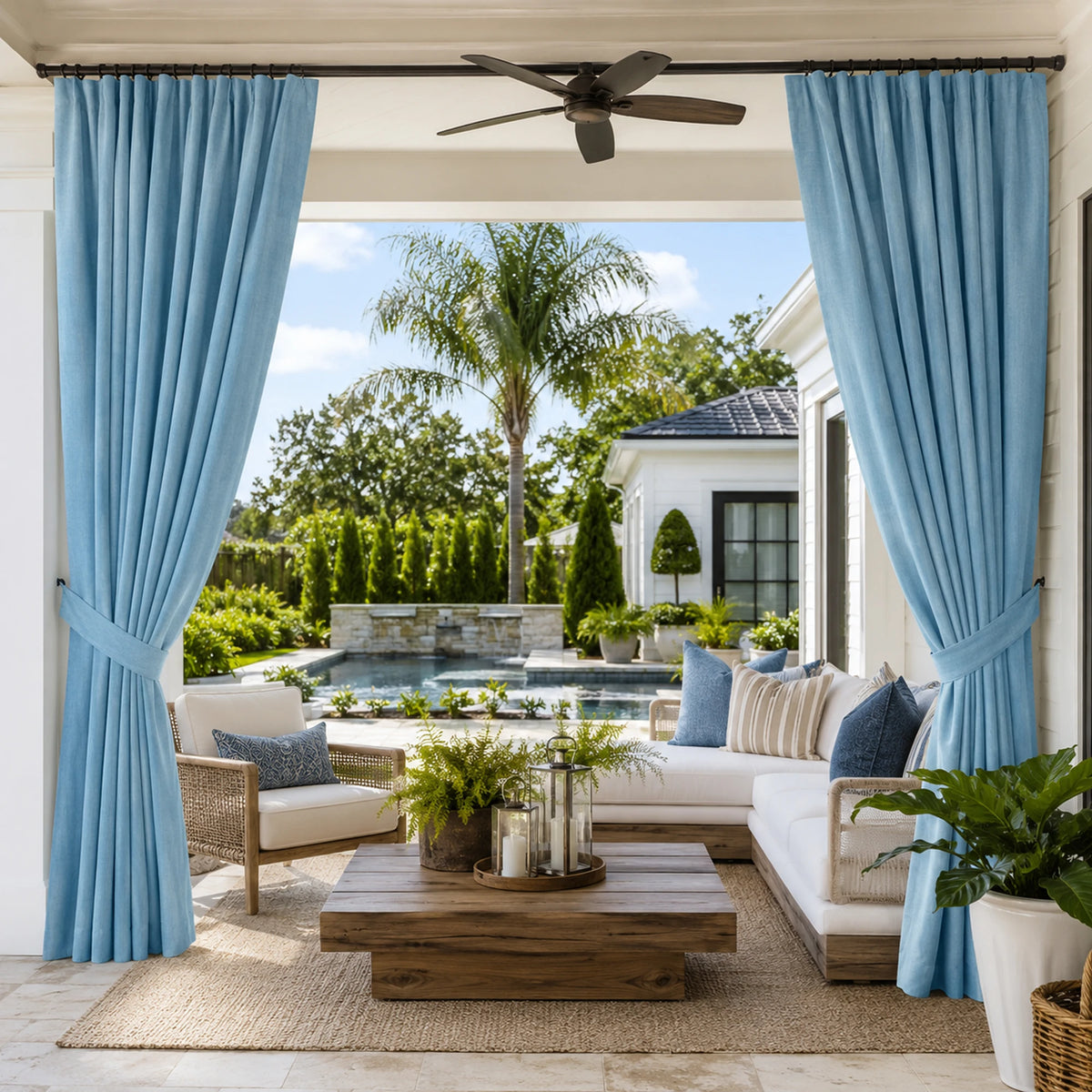 Sunbrella Cast Horizon Curtain