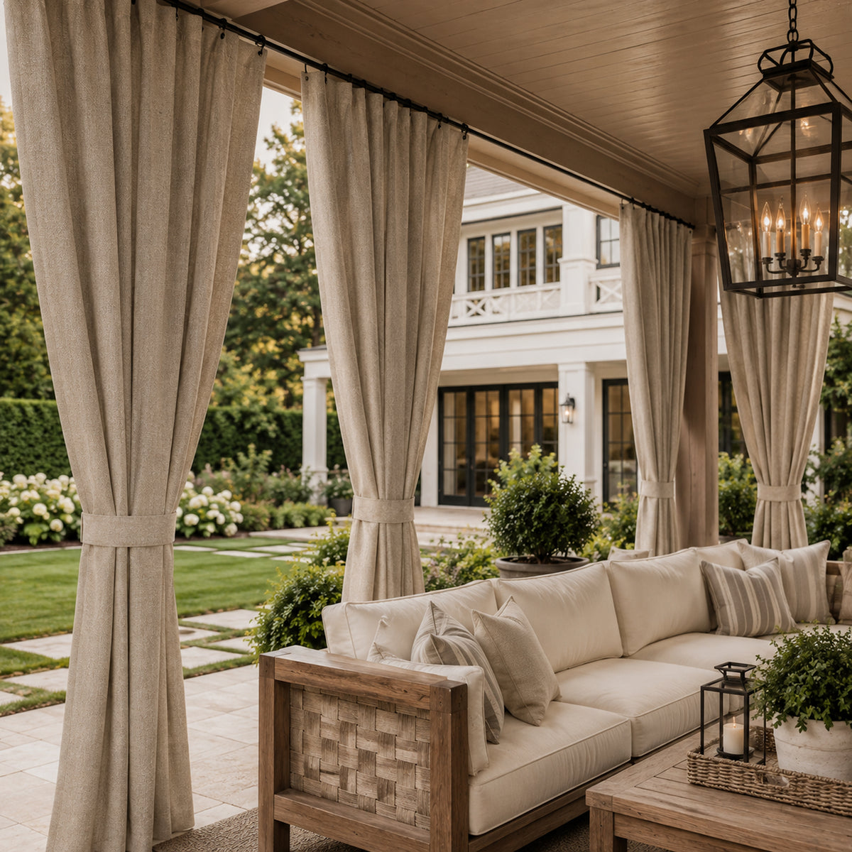 Sunbrella Cast Ash Curtain