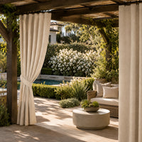 Sunbrella Canvas Flax Curtain