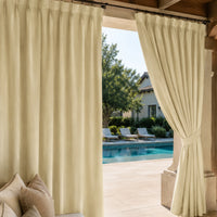 Sunbrella Canvas Birds Eye Curtain