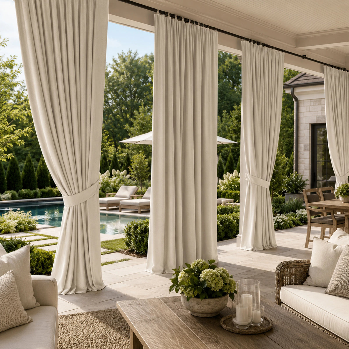 Sunbrella Canvas Canvas Curtain
