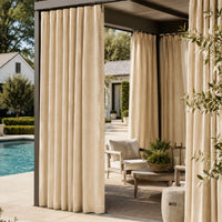 Sunbrella Canvas Flax Curtain