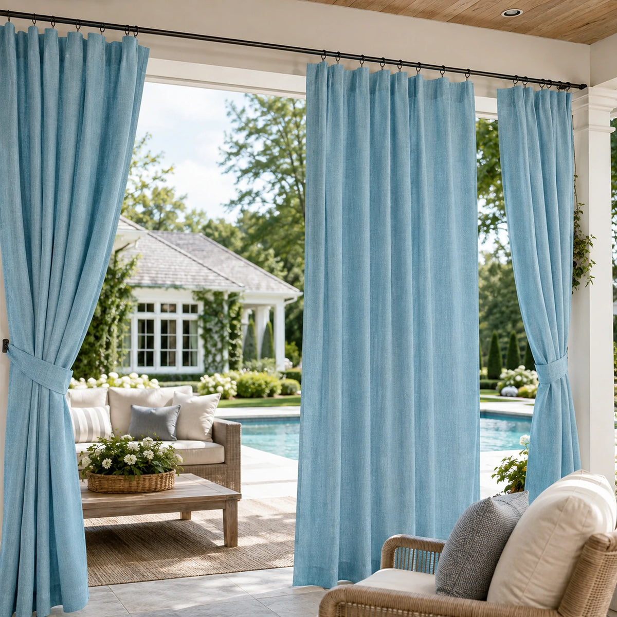 Sunbrella Cast Horizon Curtain